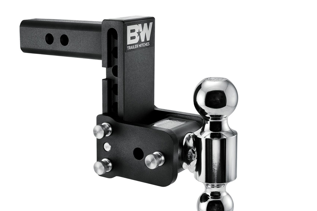 Heavy-duty adjustable dual-ball trailer receiver hitch