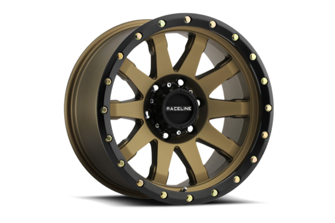 Bronze and Black Alloy Wheel Rim