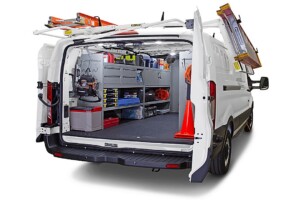 Modular Steel and Aluminum Van Shelving Units